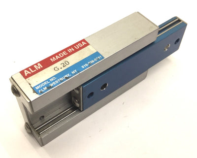 Used Alm G.20 Ball Bearing Slide Stage, Travel: 1", W: 1-3/4", L: 3-1/4"