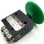 Used Aro 46I 2 Palm Push Button 2-Position 3-Way, Hose Port Diameter: 0.17"