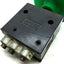 Used Aro 46I 2 Palm Push Button 2-Position 3-Way, Hose Port Diameter: 0.17"