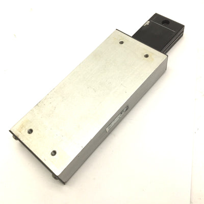 Used Del-Tron S3-4 Ball Bearing Slide, Travel: 4" Width: 2-5/8" Length: 6" Height: 1"