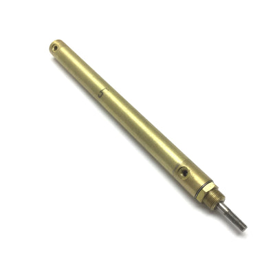 Used Clippard Brass Pneumatic Cylinder, Bore: 3/8", Stroke: 5", Ports: 10-32