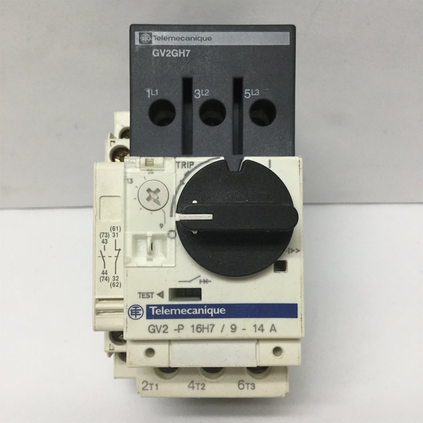 Used Telemecanique GV2-P16H7/ 9-14A Manual Motor Starter Circuit Breaker 3-Pole