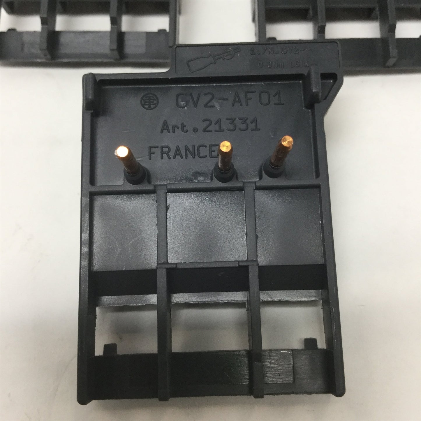 Used Lot of 3 Telemecanique GV2-AF01 Manual Starter Combination Combo Block Accessory