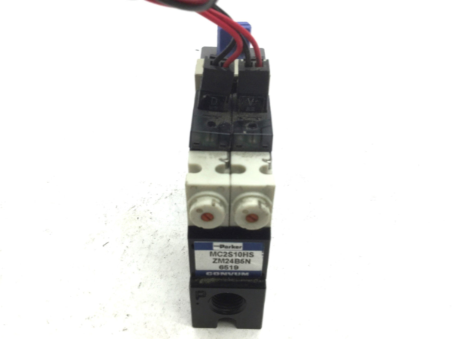 Used Parker MC2S10HS-ZM24B5N Convum Vacuum Generator V: 10-32UNF, P: 1/8" NPT