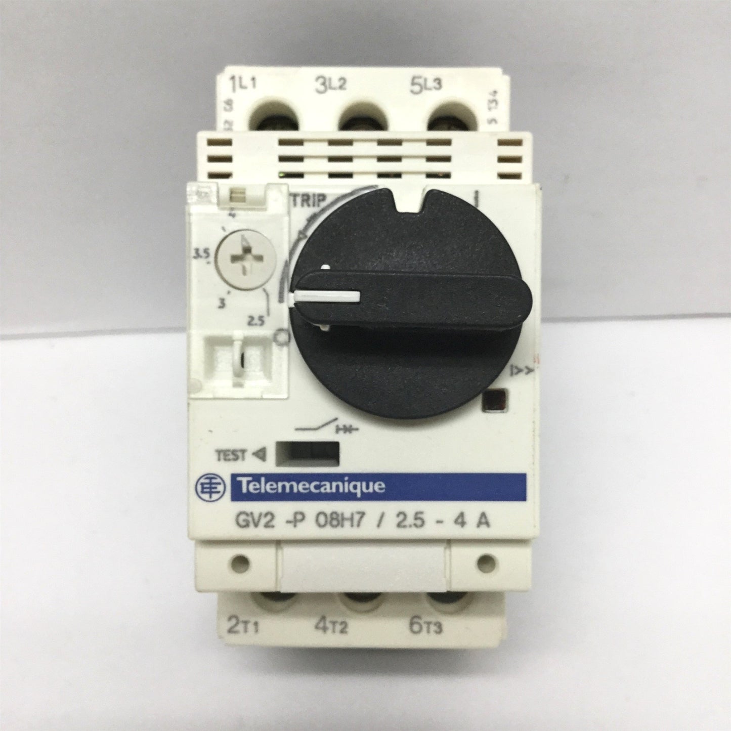 Used Telemecanique GV2-P08H7/ 2.5-4A Manual Motor Starter Circuit Breaker 3-Pole