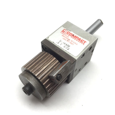 Used Compact BD34X38 Pneumatic Cylinder, With Limiter, Bore: 3/4", Stroke: 3/8"
