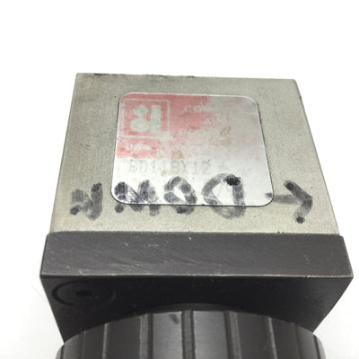 Used Compact BD118X12 Pneumatic Cylinder, With Limiter, Bore: 1-1/8", Stroke: 1/2"