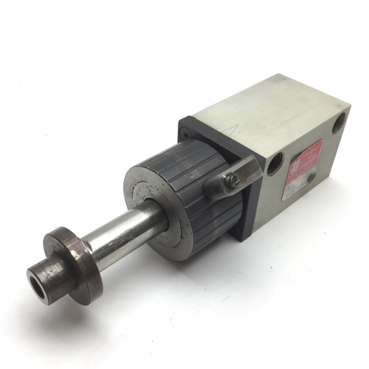 Used Compact BD118X112 Pneumatic Cylinder, With Limiter, Bore: 1-1/8", Stroke: 1-1/2"