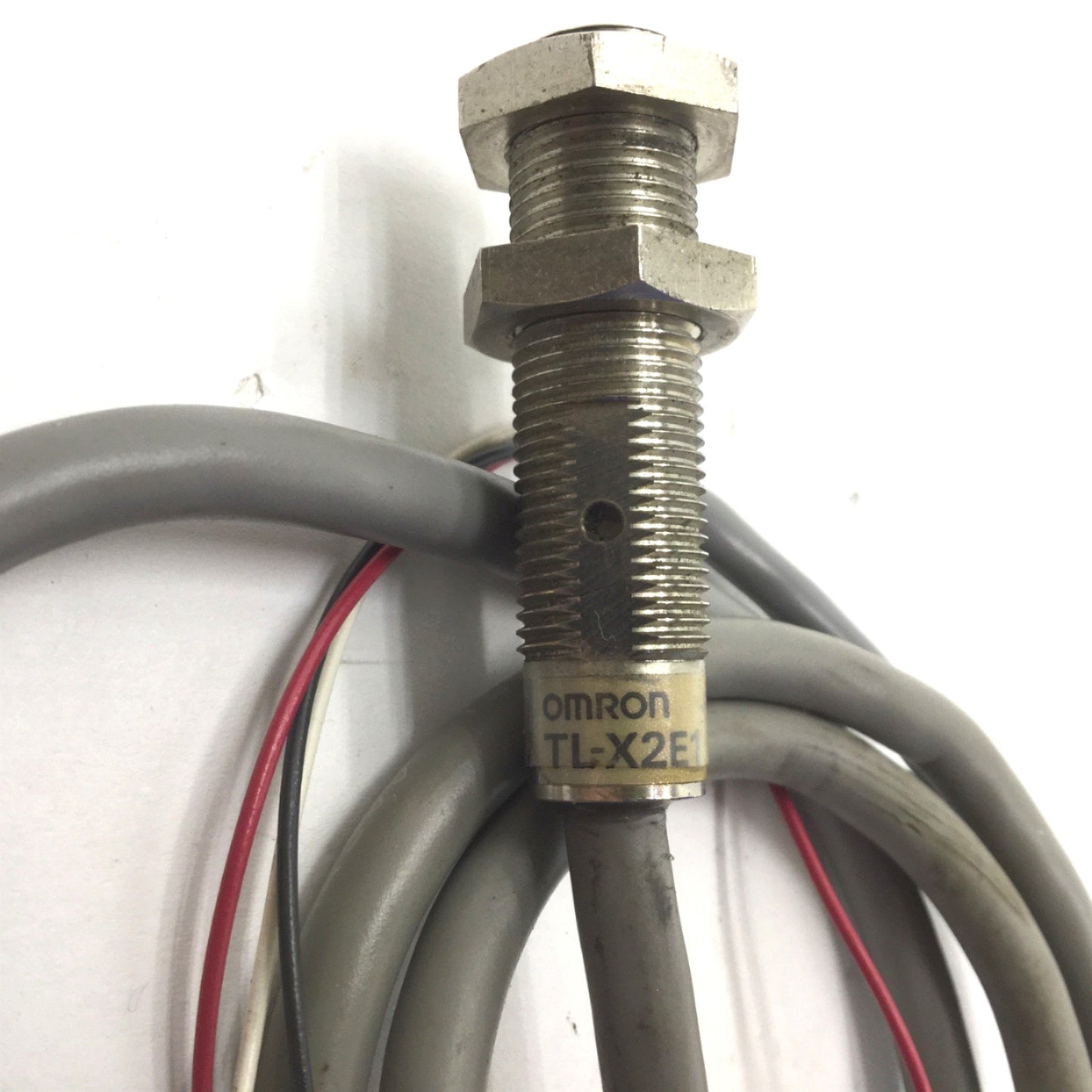Used Omron TL-X2E1 Proximity Switch, 10-30 VDC, NPN, 2mm Sensing Distance