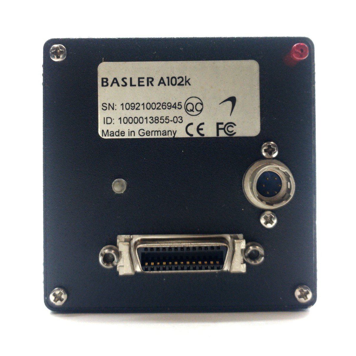 Used Basler A102K Machine Vision Camera Sony ICX285 CCD 2/3 1392x1040px C-Mount 12VDC