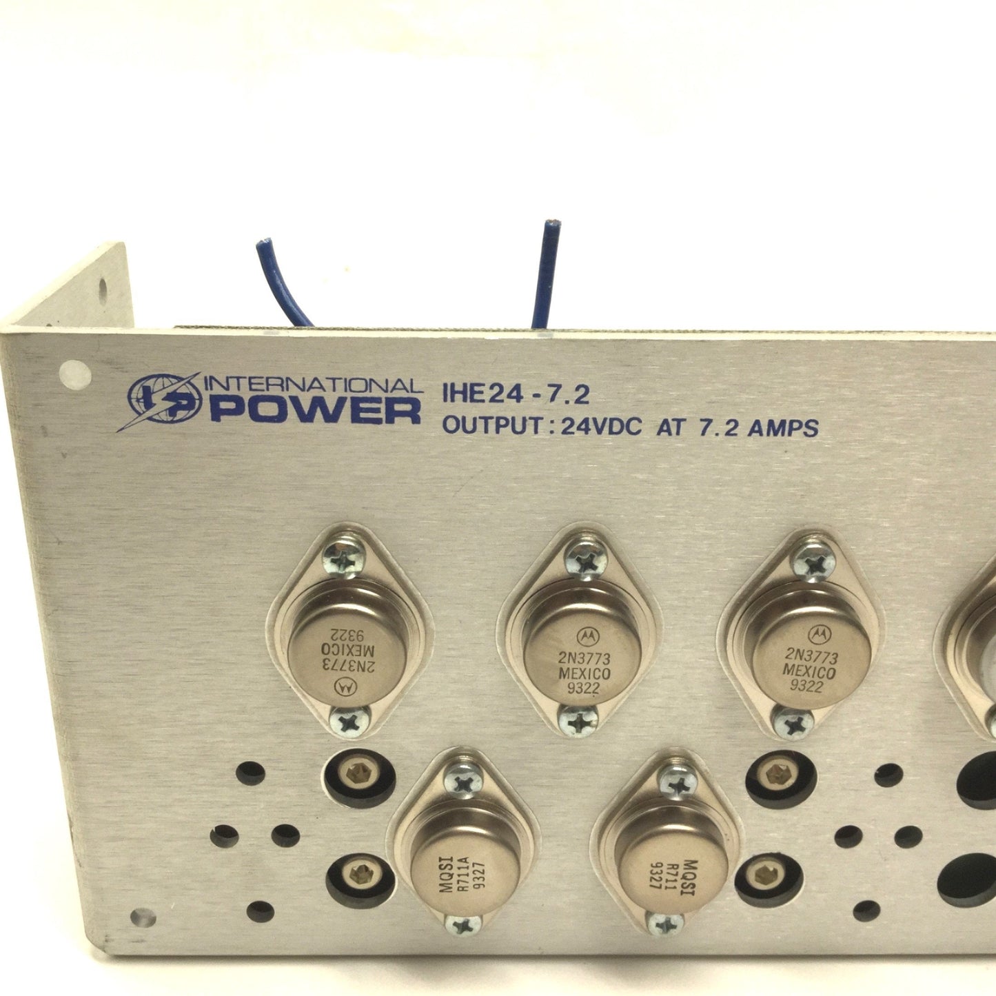 Used International Power IHE24-7.2 Power Supply In: 100/120/220/230/240VAC Out: 24VDC