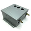 Used Hoffman A808CH Electrical Enclosure Box, Hinged Cover, 8"x 8"x 4", *Holes*