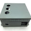 Used Hoffman A808CH Electrical Enclosure Box, Hinged Cover, 8"x 8"x 4", *Holes*
