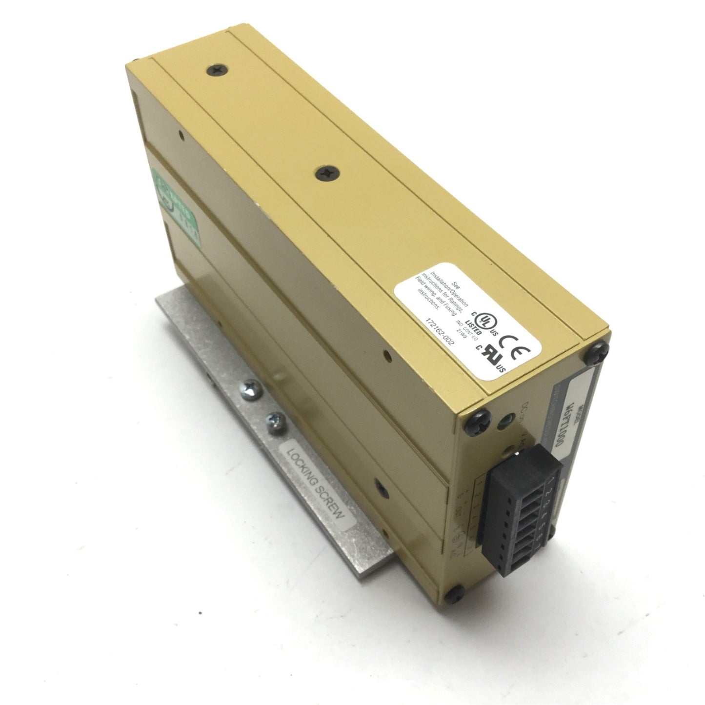 Used Acopian W6FT1000 Power Supply, Input: 90-132V, Output: 6V 10A, DIN Rail Mount