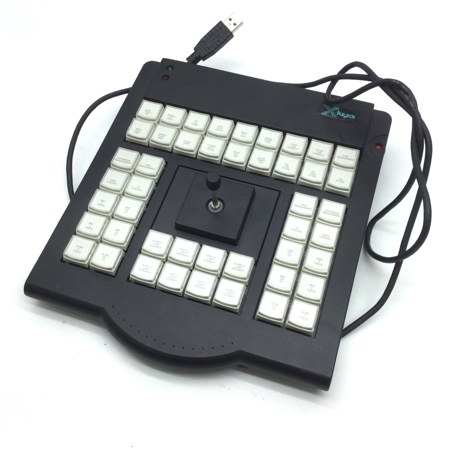 Used P.I Engineering X-Keys Video Production Programable Keyboard 46 Keys USB