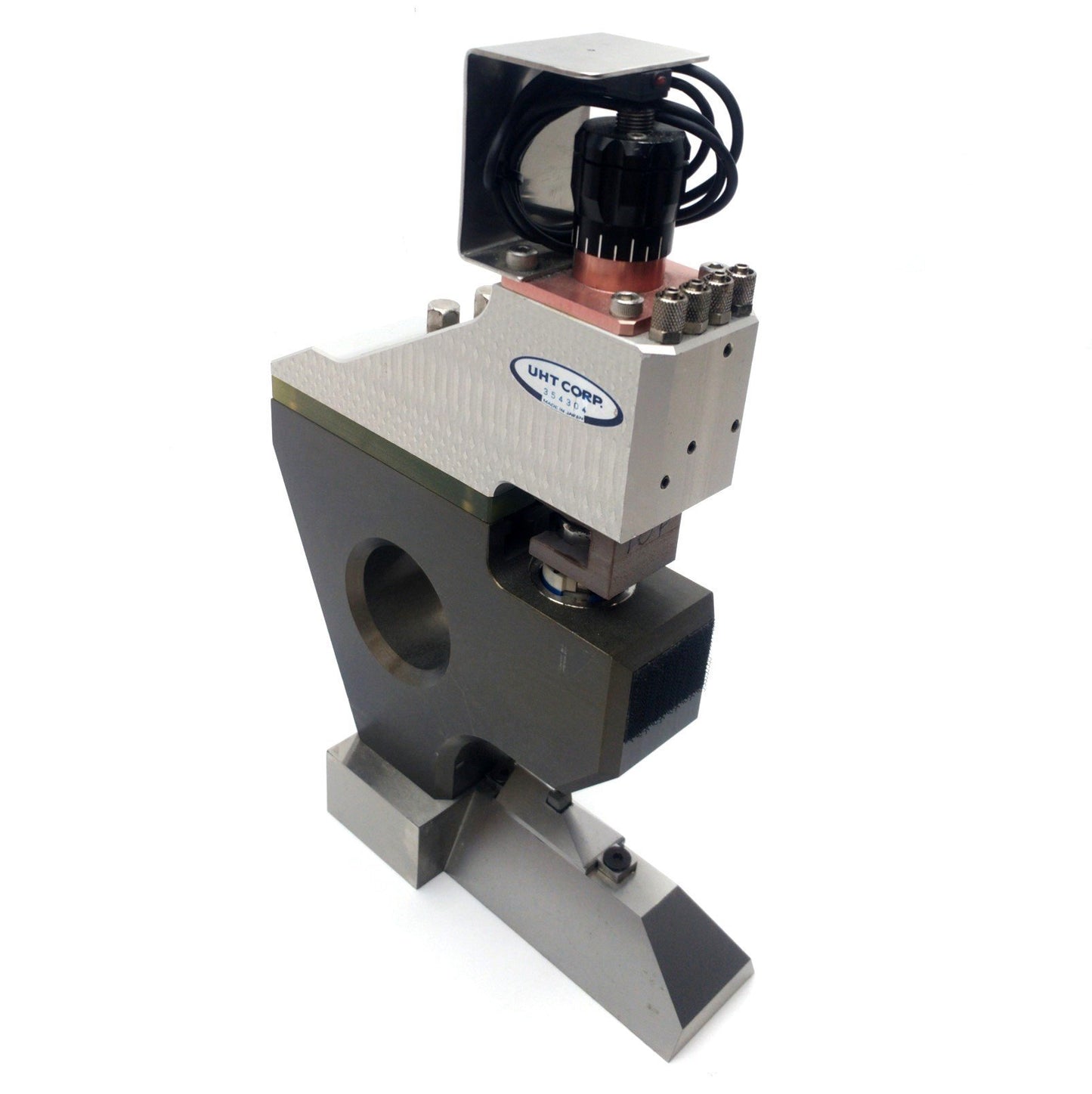 Used UHT Corporation PP-50AS Pneumatic Punch Unit, Steel, 1500N, Die 45 x 20mm