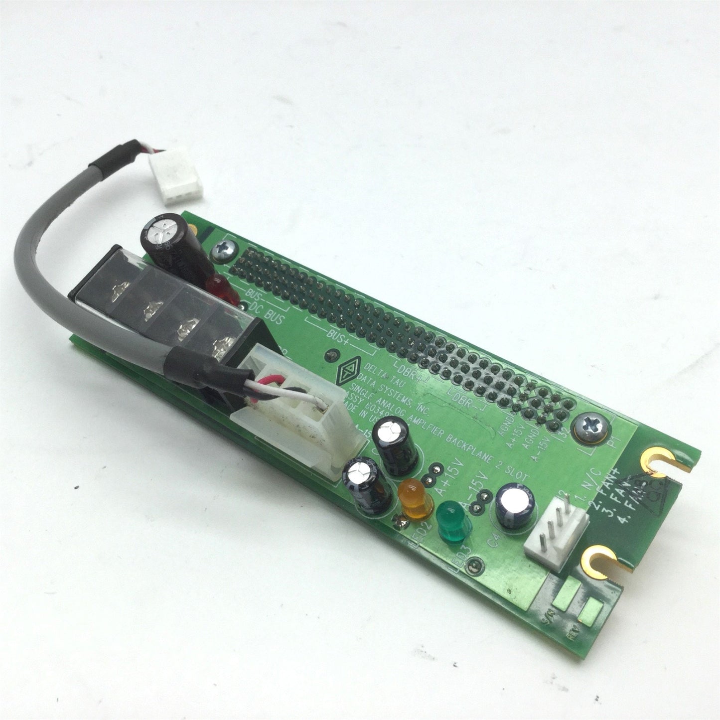 Used Delta Tau 603490-101 Single Analog Amplfier Backplane 2 Slot