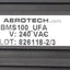 Used Aerotech BMS100-A-D25-E1000ASH Brushless Slotless Rotary Servomotor, NEMA 23