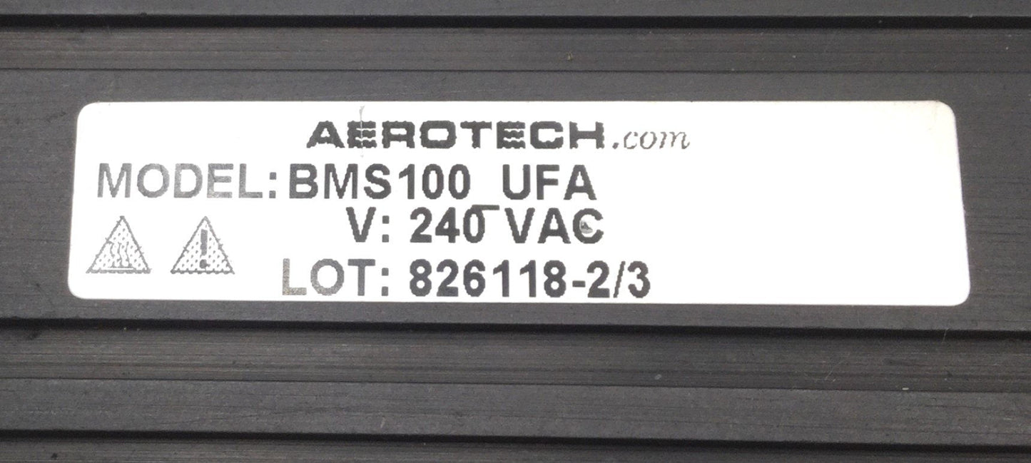 Used Aerotech BMS100-A-D25-E1000ASH Brushless Slotless Rotary Servomotor, NEMA 23