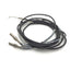 Used Lot of 3 Banner IMAP.753PM.25 Fiber Optic Cables Bundle: 1.2mm 90ø Probe