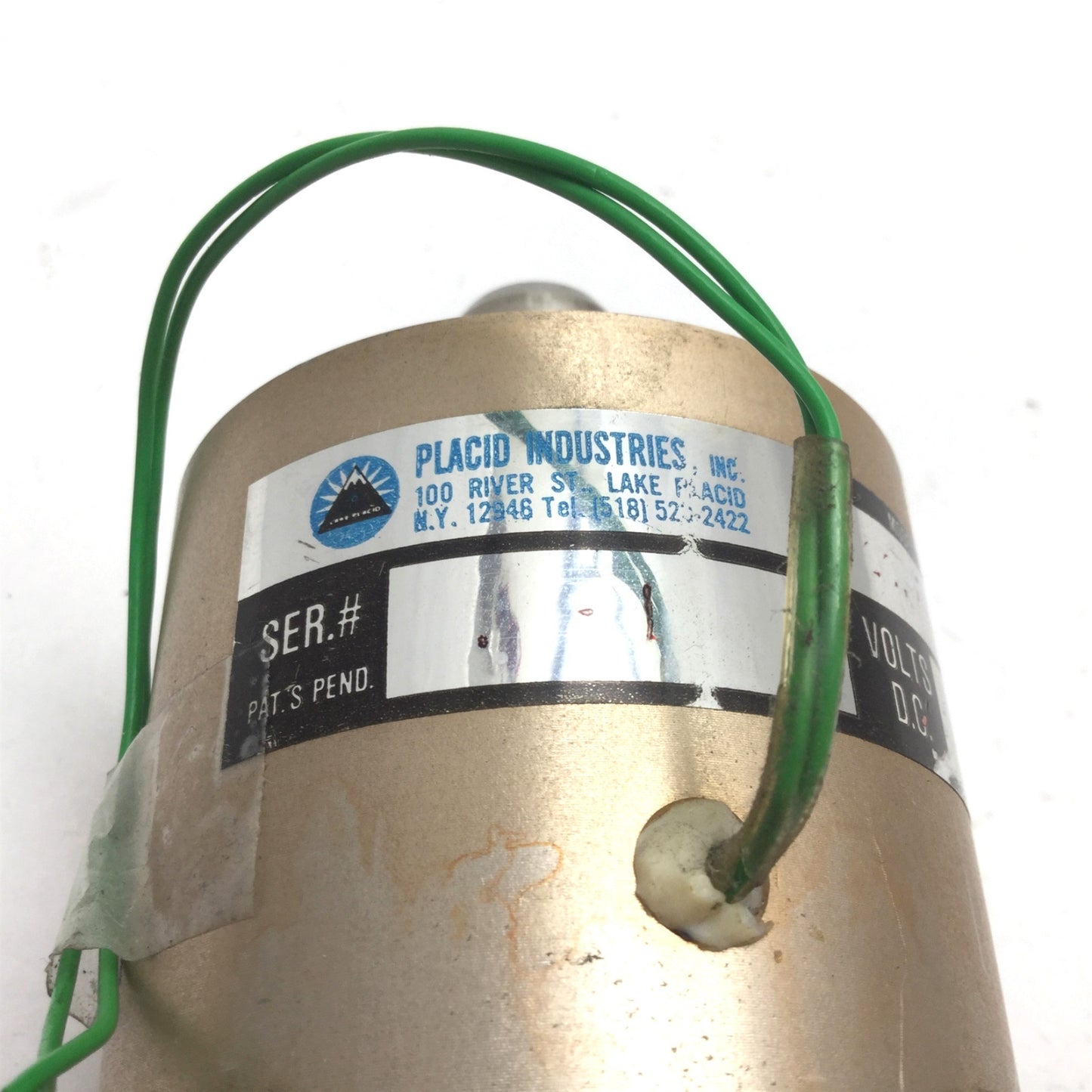 Used Placid CC50Z-RESIS Clutch, Voltage: 5VDC, Shaft Diameter: 0.19" & 0.75"