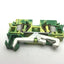 Used Lot of 10 Wago 282-607 IEC 60947-7-2 DIN Rail Mount Terminal Blocks 24 -10AWG