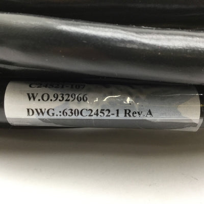 Used Aerotech 630C2452-1 Rev. A Controllers to MTR/Stage Cable, Length: 80"