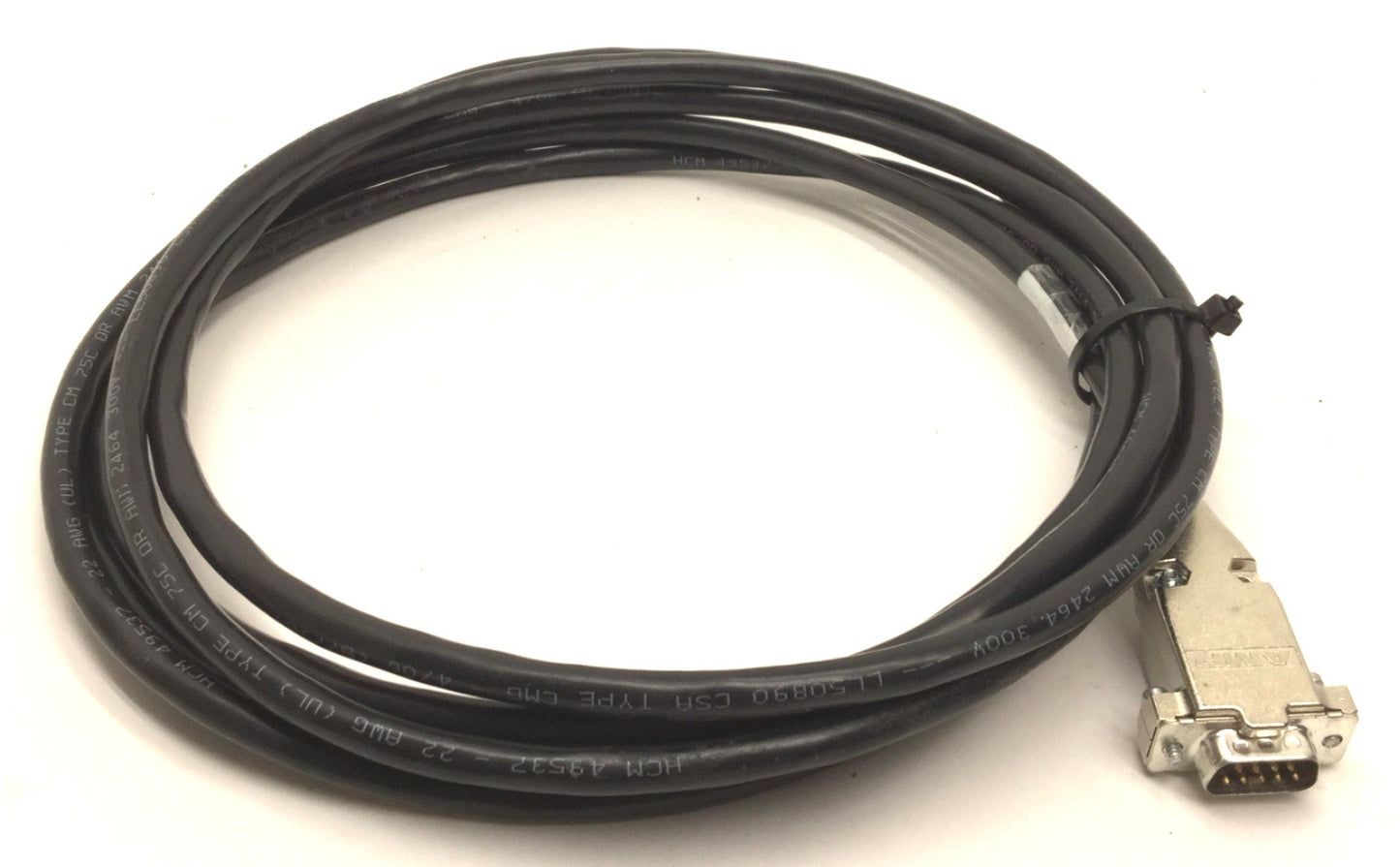 Used 1144109B Rev 4 Encoder Z Stage Cable, 9-Pin D-Sub to Flying Leads, Length: 10'