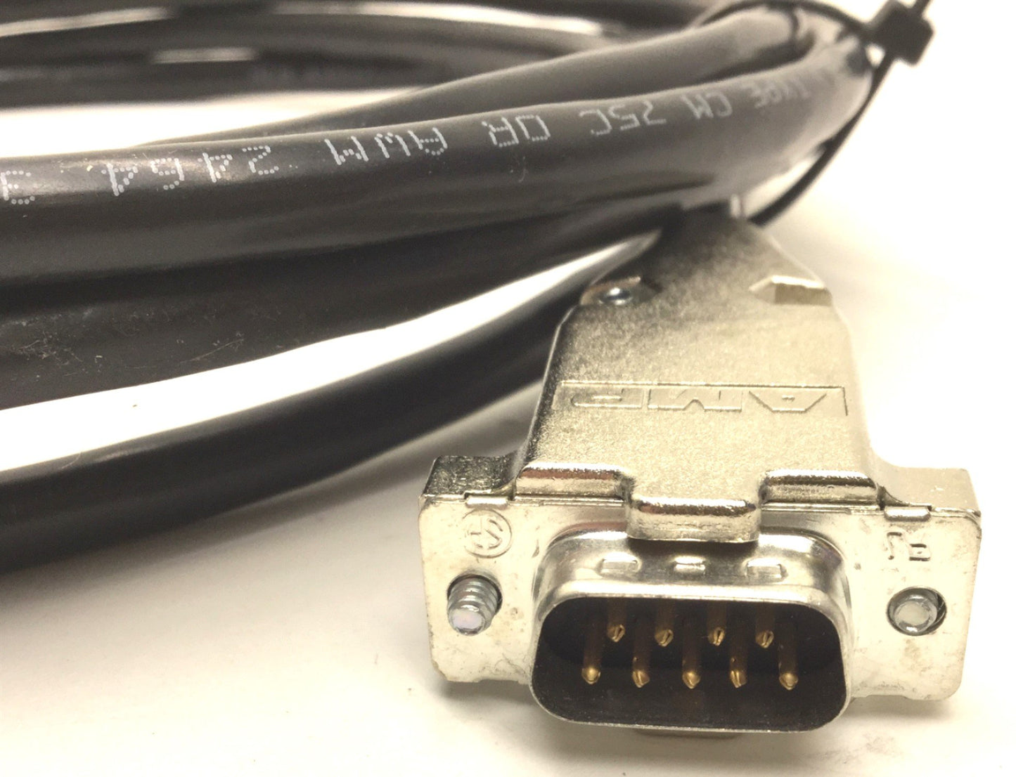 Used 1144109B Rev 4 Encoder Z Stage Cable, 9-Pin D-Sub to Flying Leads, Length: 10'