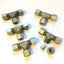 New – Open box Lot of 5 Weatherhead Ermeto 1/4" Tube Flareless Compression Union Tee Fitting