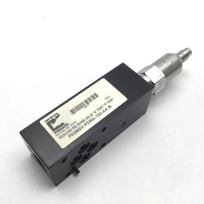 Used Continental P03MSV-PDRA-150-AA-B Reducing Relieving Modular Valve, 50-1500psi