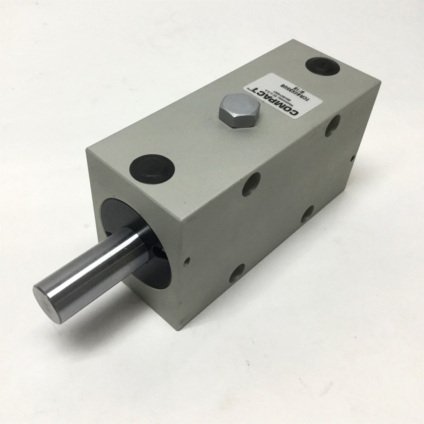 New – Open box Compact TCR40X35US 90° Rotary Right Twist Clamp Cylinder 35mm Stroke, 40mm Bore