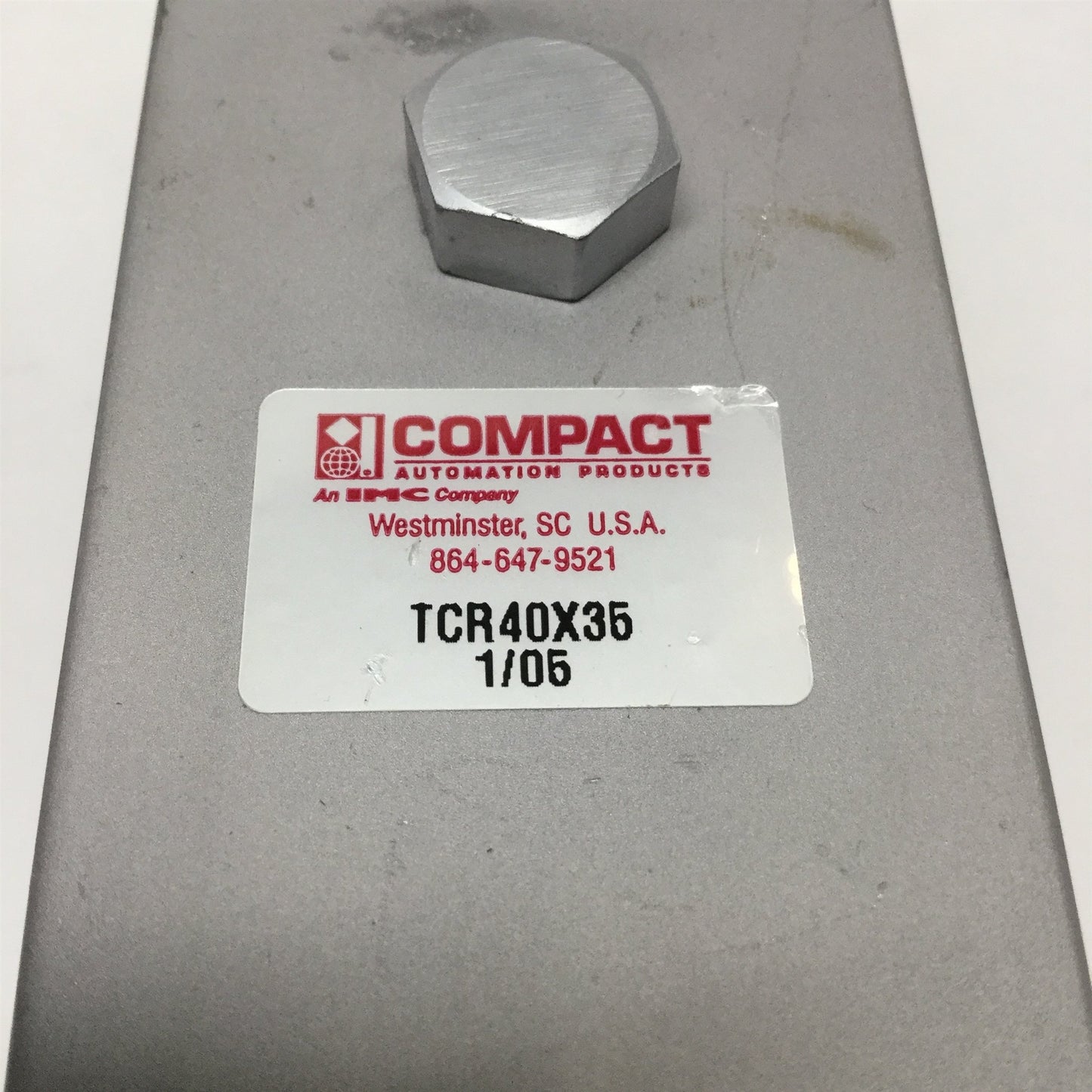 Used Compact TCR40X35 90° Rotary Right Twist Clamp Cylinder 35mm Stroke, 40mm Bore
