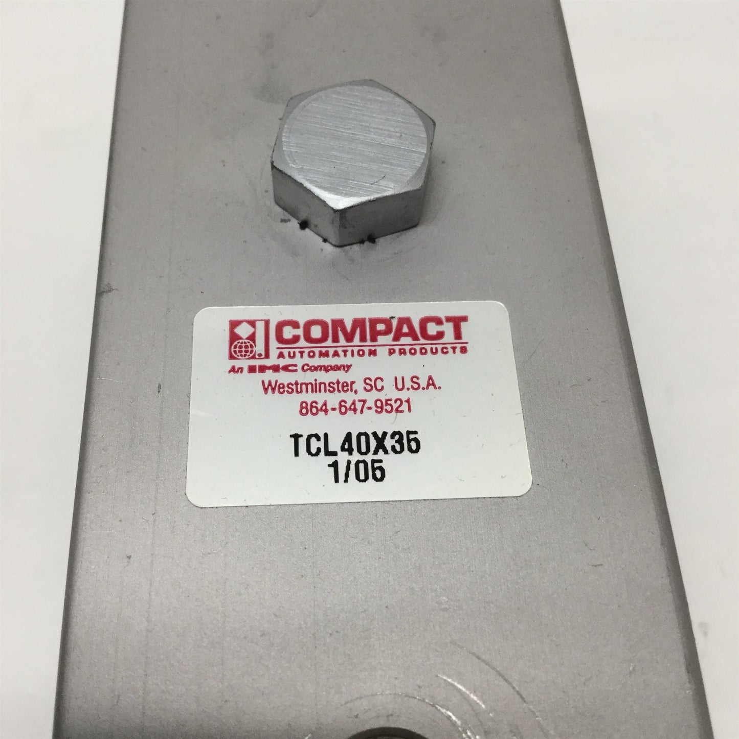 Used Compact TCL40X35 90° Rotary Left Twist Clamp Cylinder 35mm Stroke, 40mm Bore