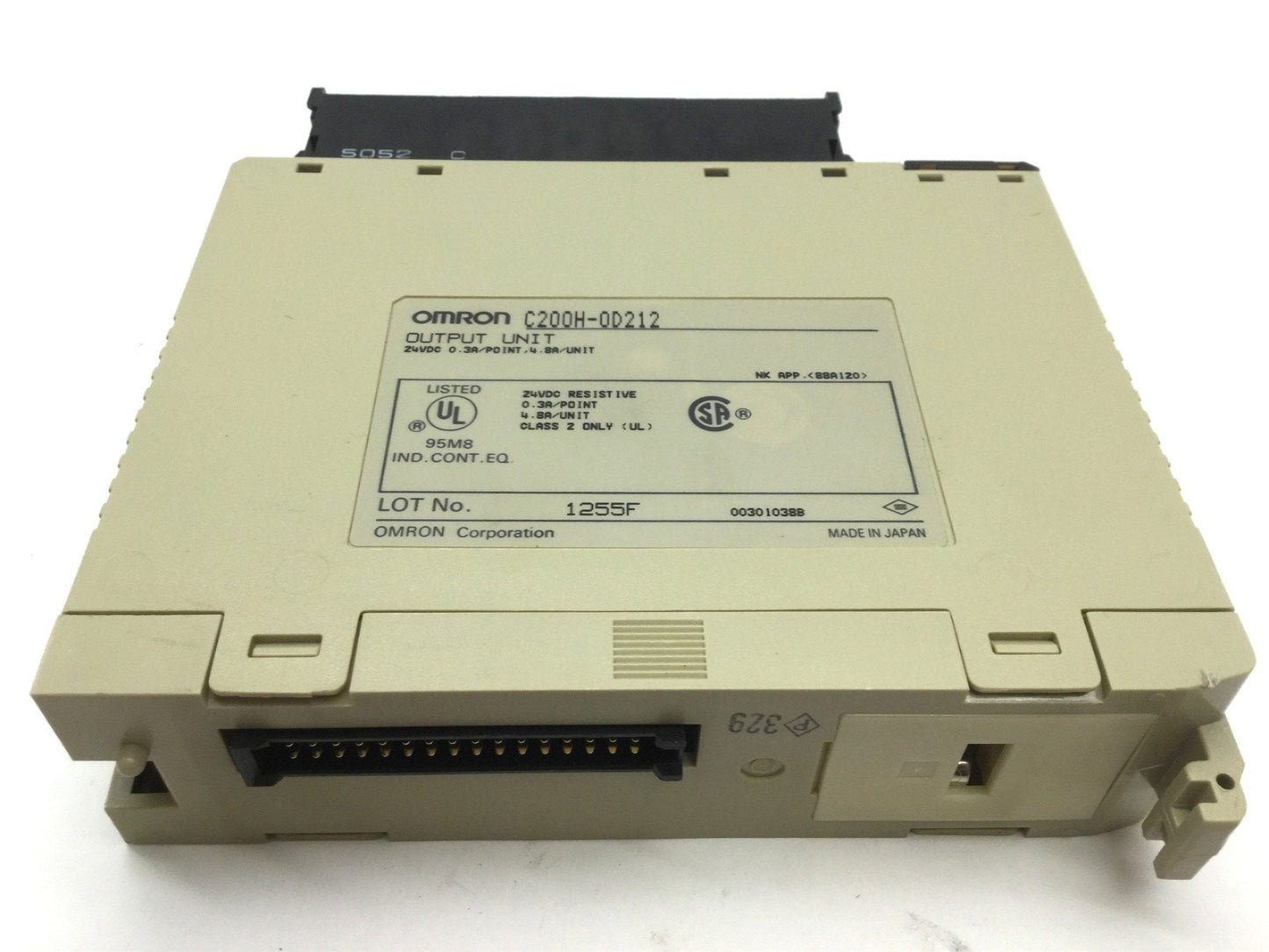 Used Lot of 4 Omron C200H-OD212 Solid State Output Unit Module, 24VDC 0.3A, 16-Point
