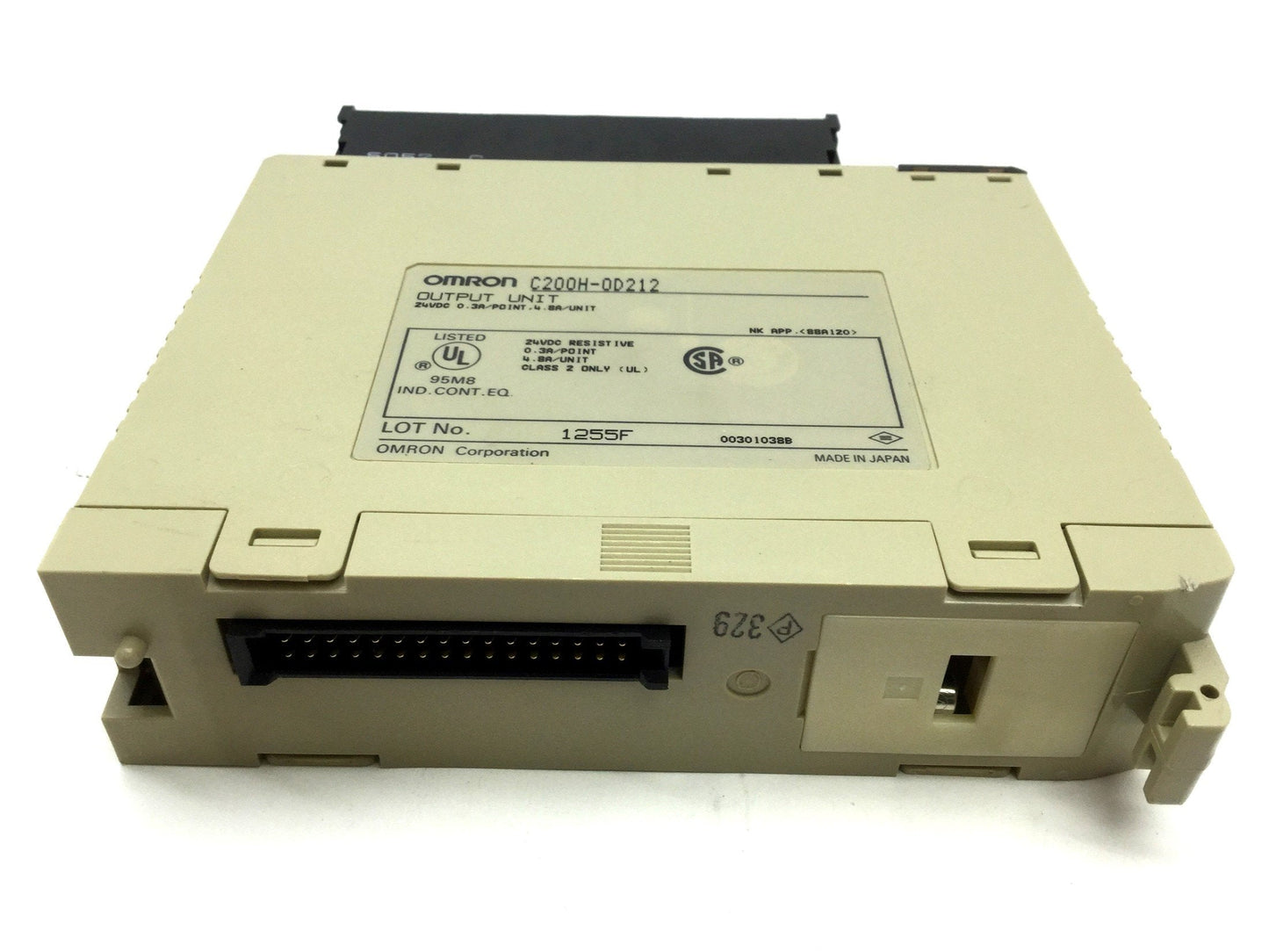 Used Lot of 4 Omron C200H-OD212 Solid State Output Unit Module, 24VDC 0.3A, 16-Point