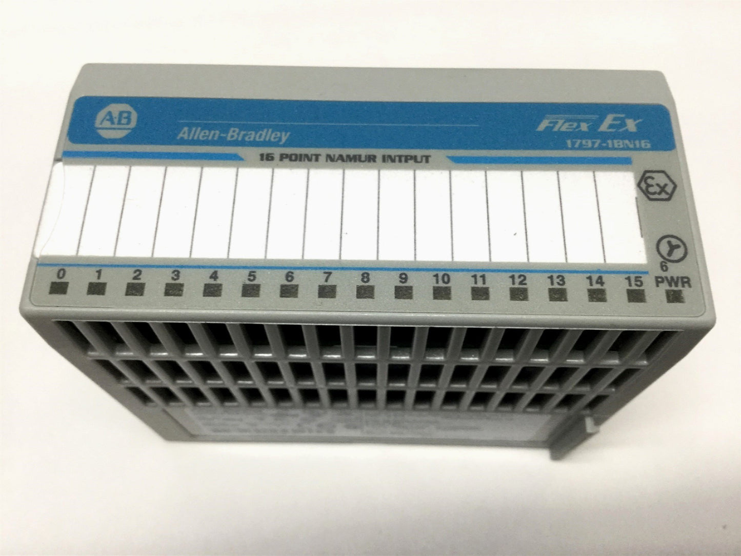 Used Allen Bradley 1797-IBN16 Flex Ex I/O PLC NAMUR Sensor Input Module, 16-Point