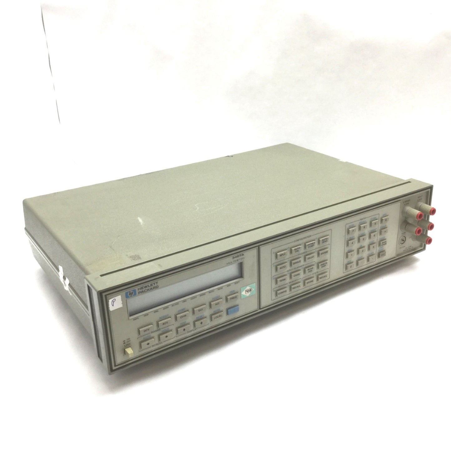 Used Hewlett Packard 3457A Multimeter, Power: 100/120/220/240VAC, 44491A Relay Module