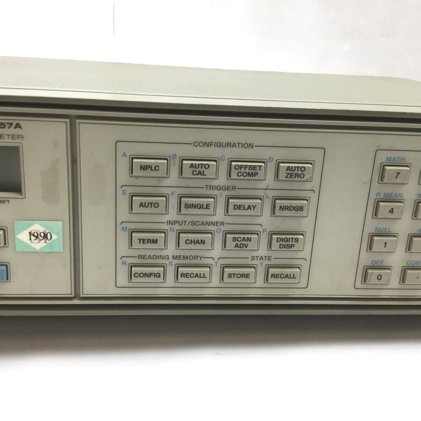 Used Hewlett Packard 3457A Multimeter, Power: 100/120/220/240VAC, 44491A Relay Module
