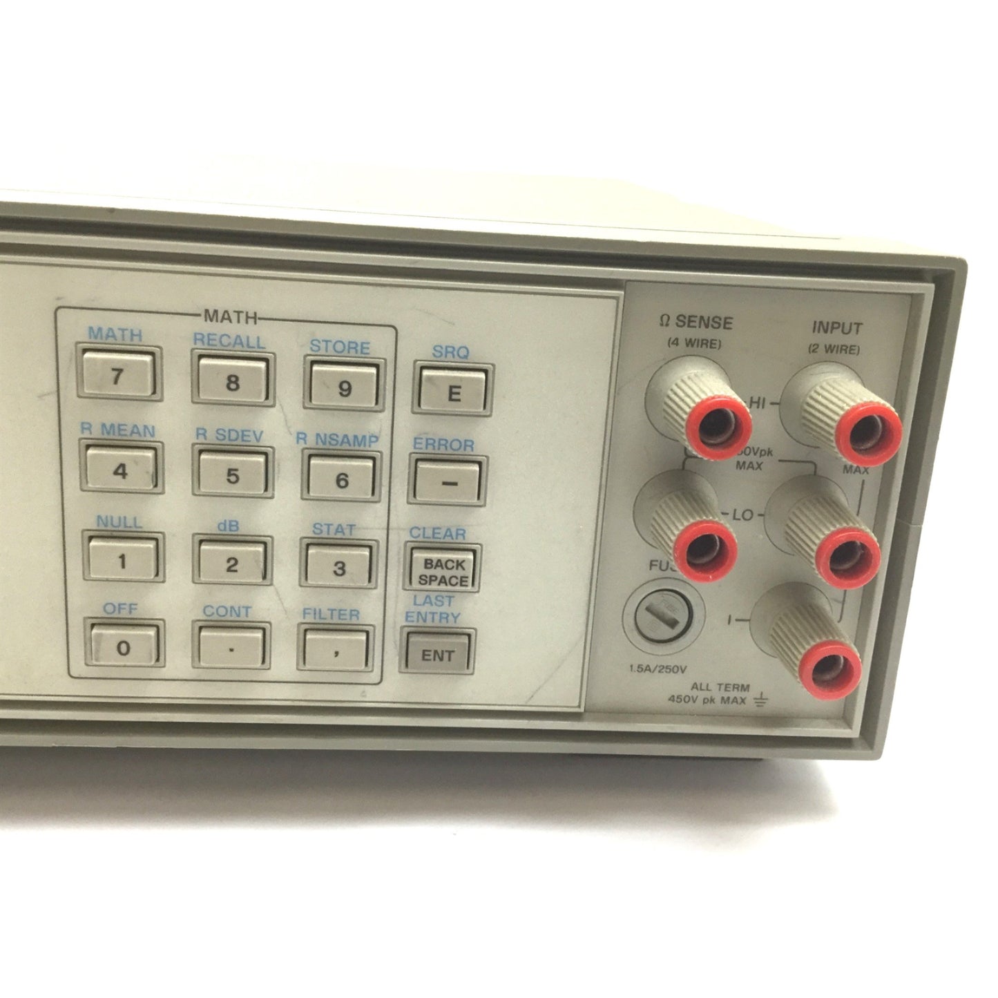 Used Hewlett Packard 3457A Multimeter, Power: 100/120/220/240VAC, 44491A Relay Module