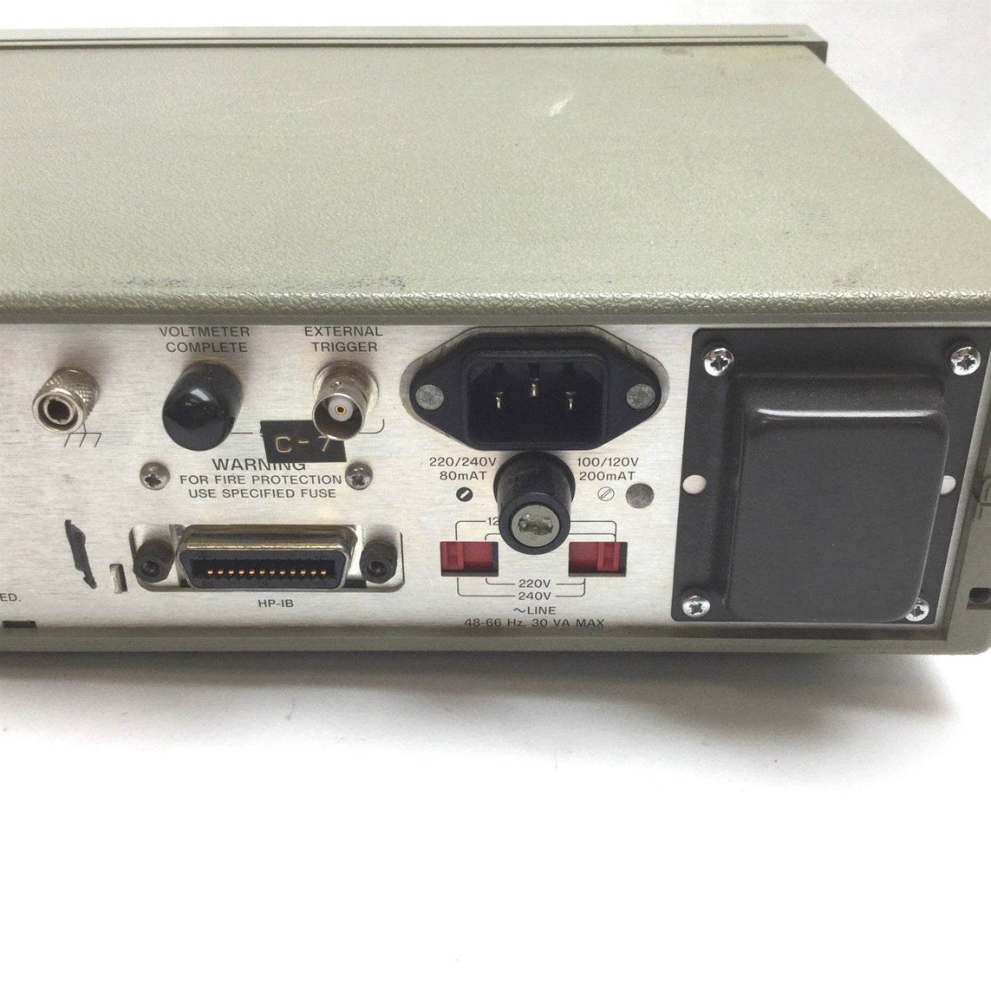 Used Hewlett Packard 3457A Multimeter, Power: 100/120/220/240VAC, 44491A Relay Module