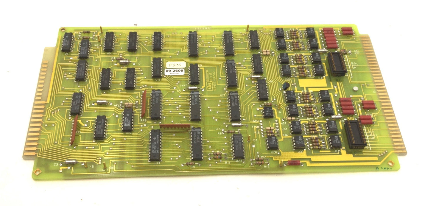 Used Hewlett-Packard 88809F REV B 03497-66512 Digital Input Assembly Board