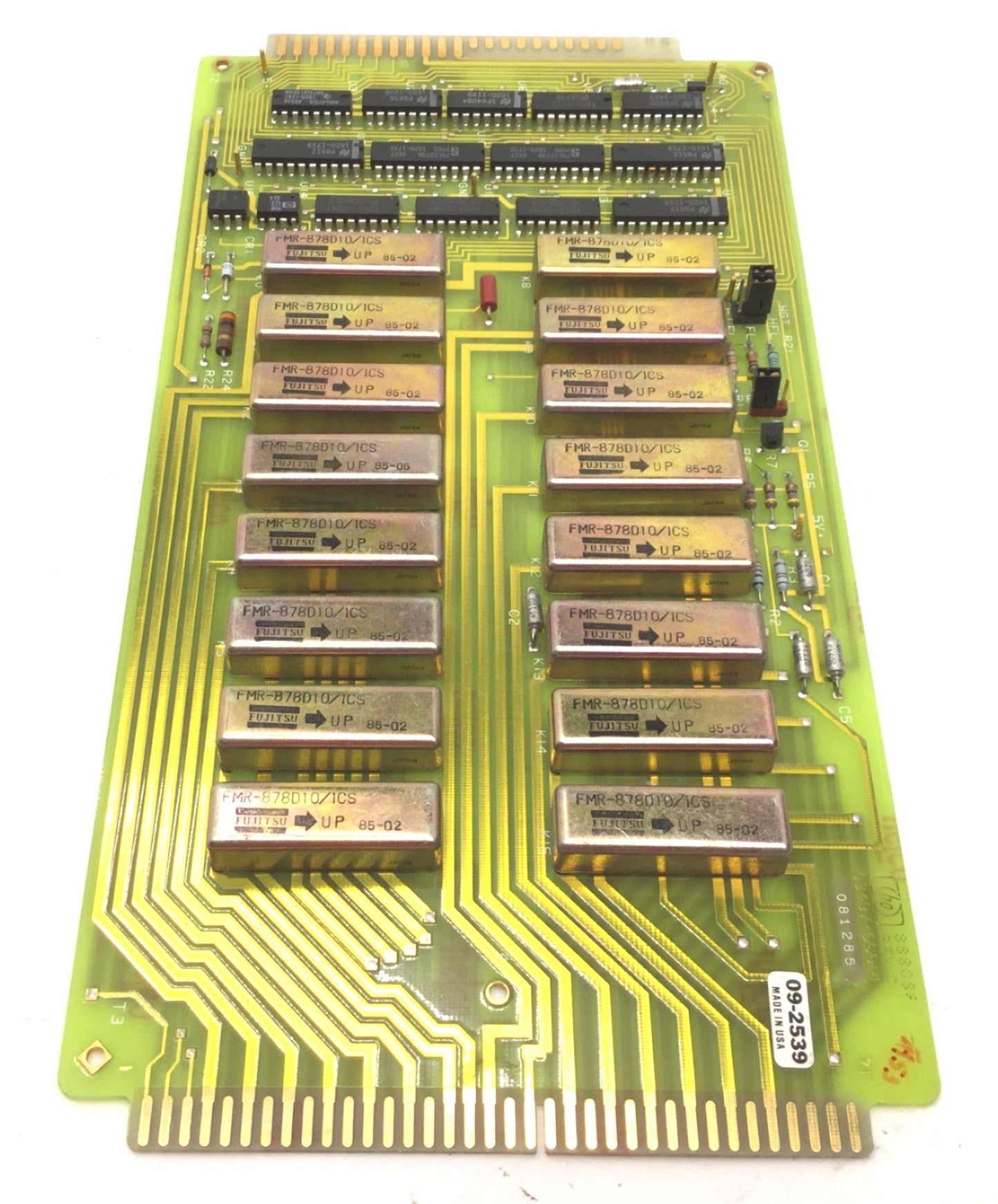 Used Hewlett-Packard 88809F REV C 03497-66514 Actuator Output Circuit Board