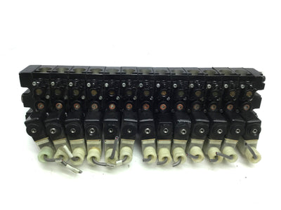 Used 2x Aro A222SS-024-D 11x A221SS-024 Solenoid Air Valve 2-Pos 4-Way 1/4 NPT 24V