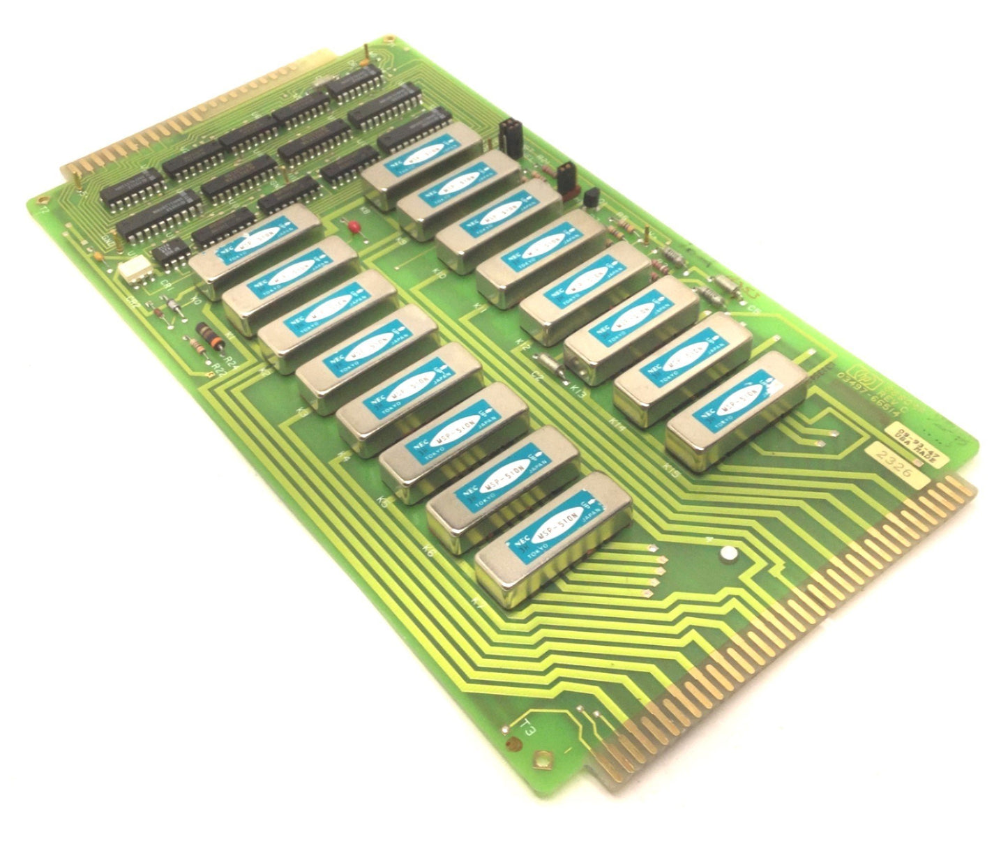 Used Hewlett-Packard 88809F 03497-66514 Actuator Output Circuit Board, REV C