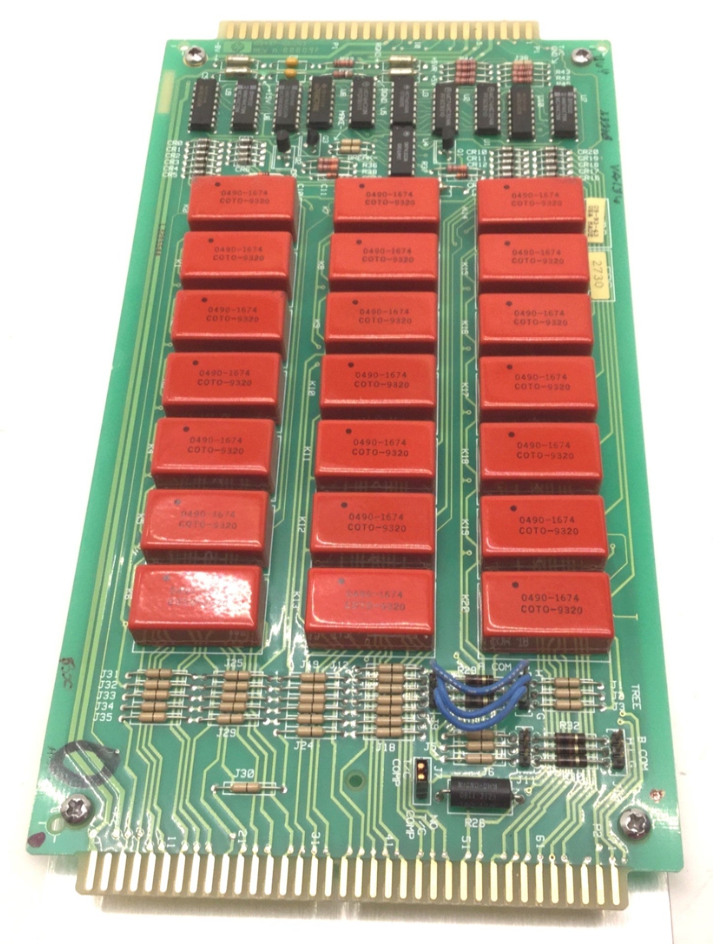 Used H-P 88809F REV A 03497-66553 Channel Guarded Acquisition Circuit Board
