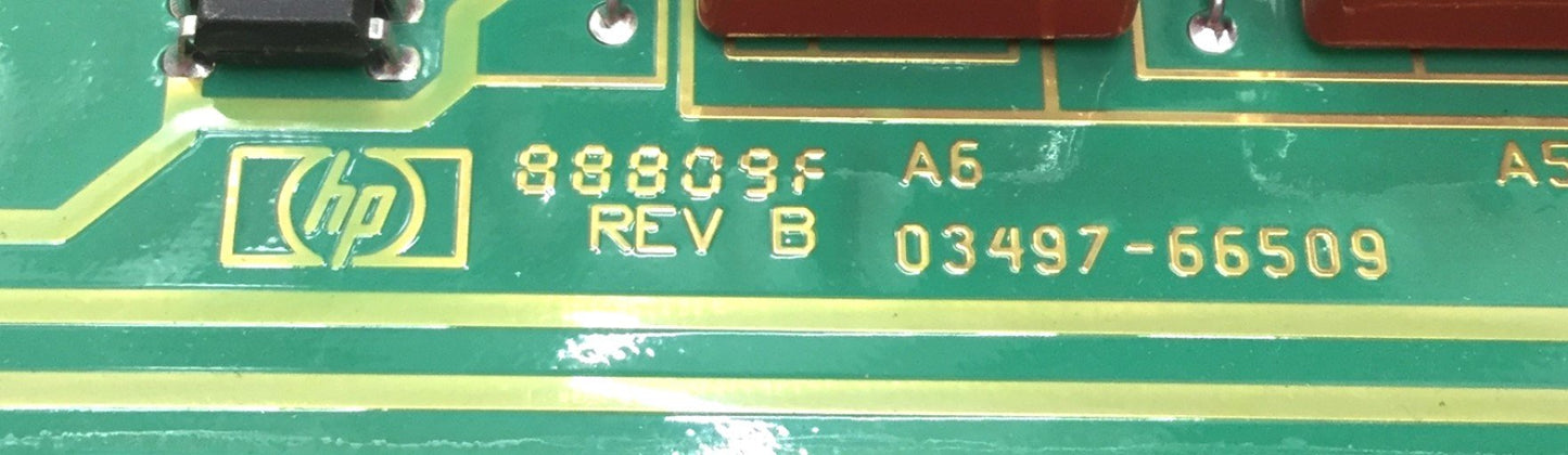 Used H-P 88809F REV B 03497-66509 Channel Guarded Acquisition Circuit Board