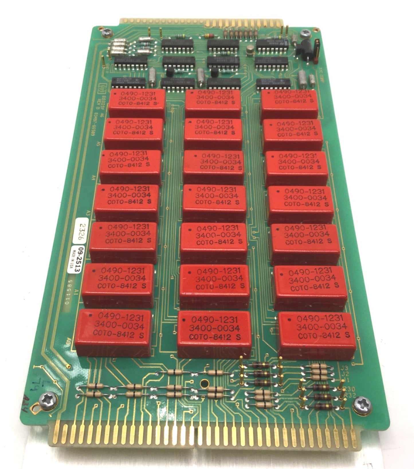Used H-P 88809F REV B 03497-66509 Channel Guarded Acquisition Circuit Board