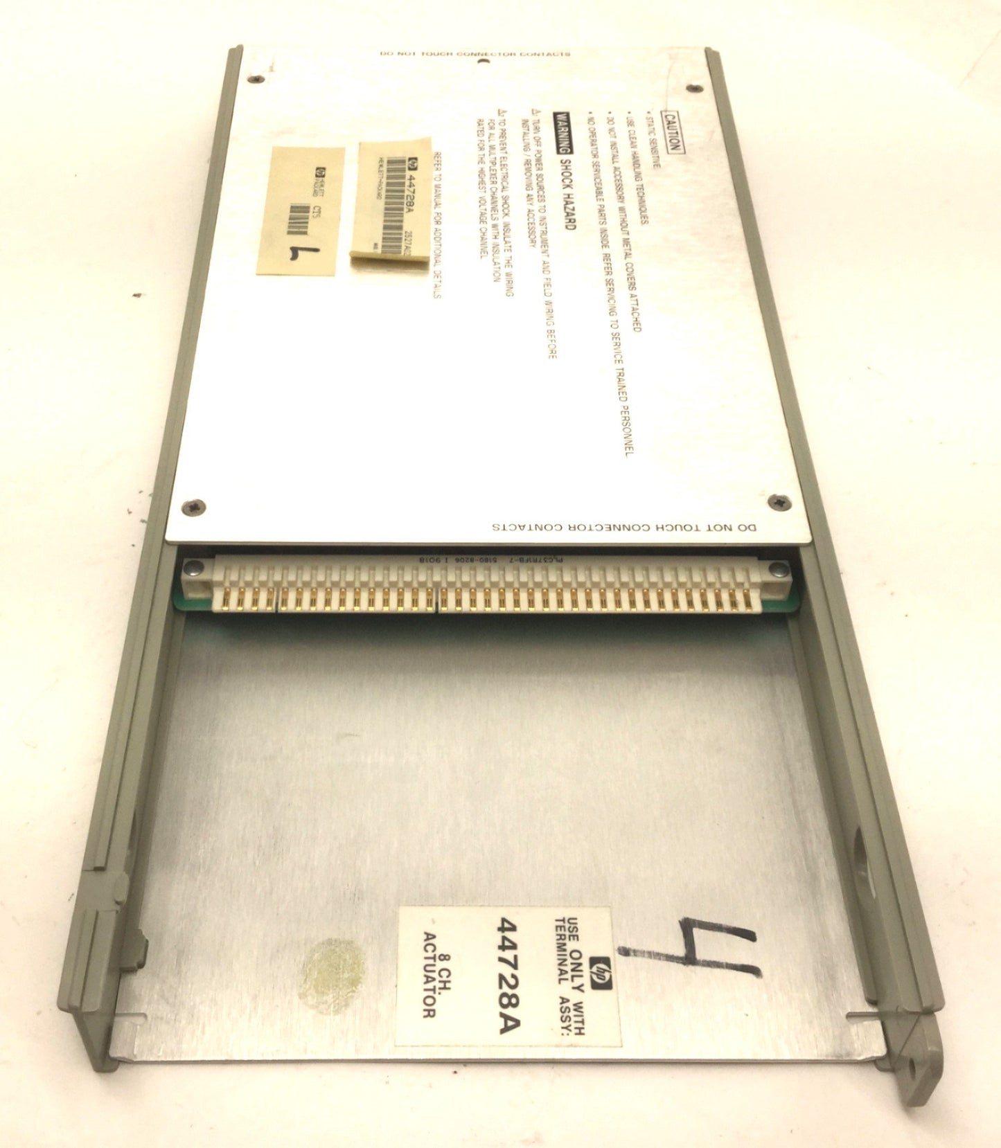 Used Hewlett Packard 44728A Relay Actuator Module, Number of Channels: Eight