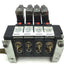 Used Lot of 4 Aro A222SS-024-D Solenoid Air Valve, 2-Position 4-Way, 1/4 NPT, 24V DC